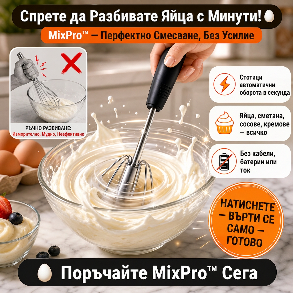 MixPro™ – Полуавтоматична Тел За Разбиване